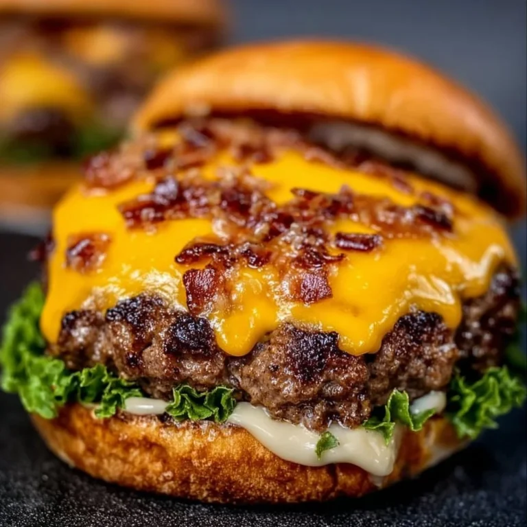 Delicious Crack Burgers with fresh toppings and juicy patties