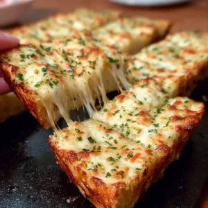 Easy Cheesy Garlic Bread Easy Cheesy Garlic Bread with melted cheese and fresh garlic