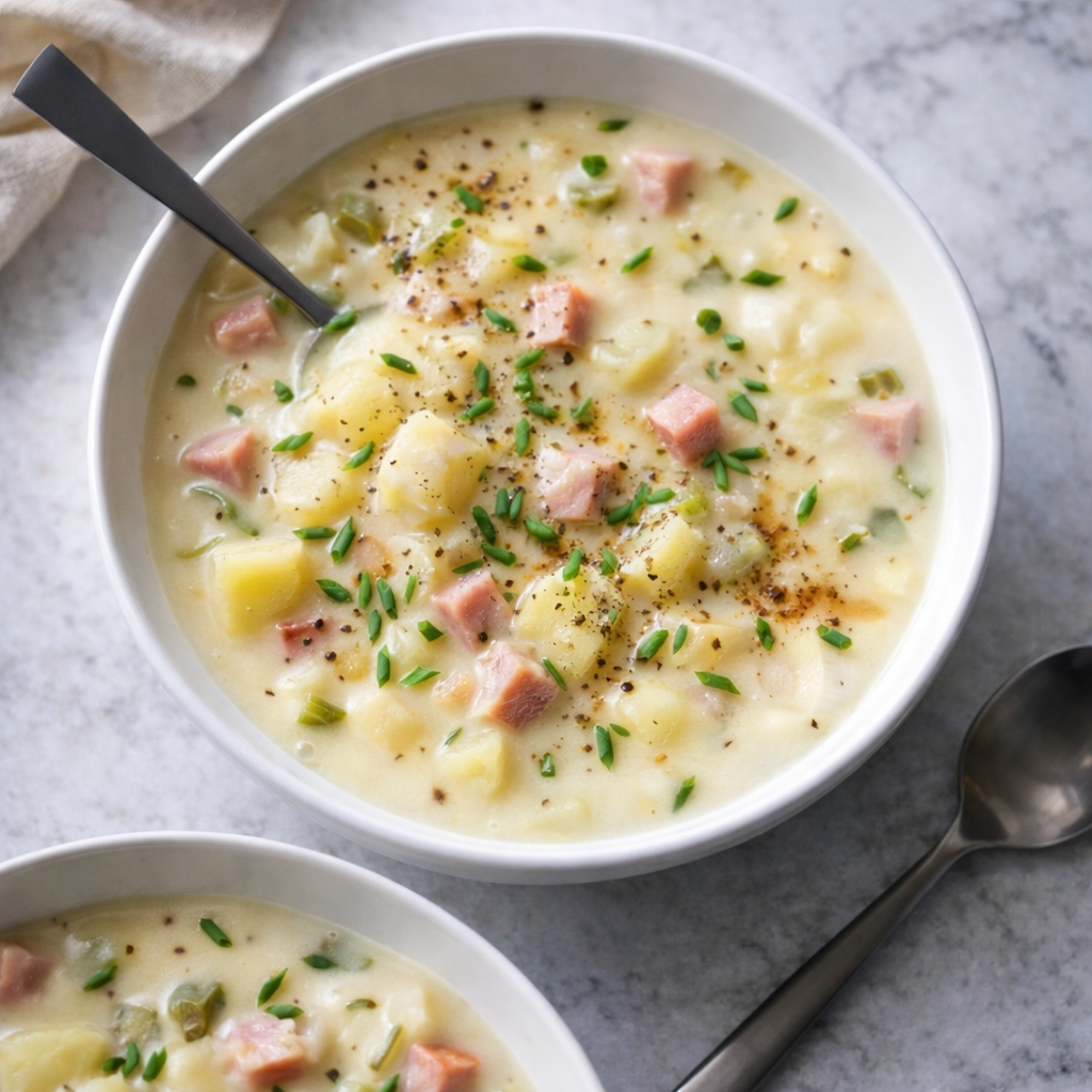 Creamy Ham and Potato Soup (Quick, Cozy, and Perfect for Leftover Ham)