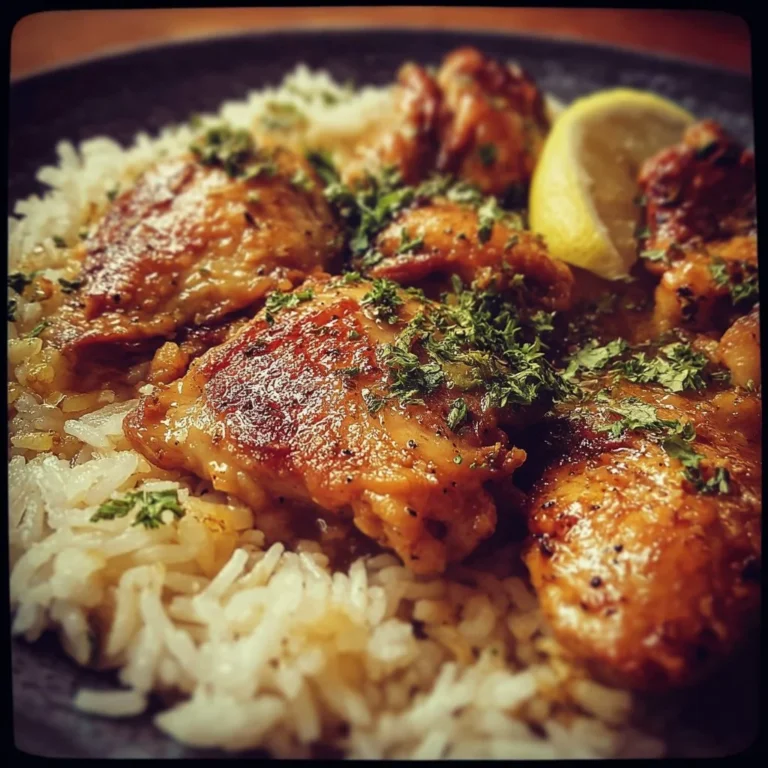 Delicious Forgotten Chicken and Rice dish served in a bowl