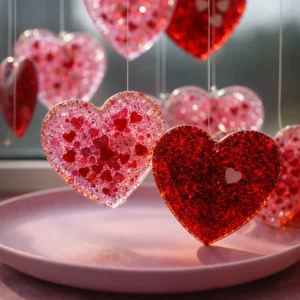 Glue Gem Hearts Crafting with Glue Gem Hearts for vibrant DIY projects