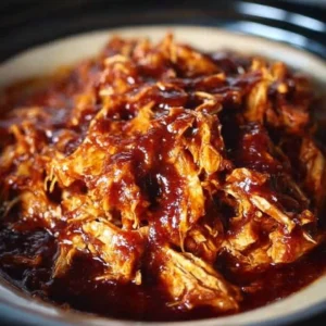 Delicious 5-minute chicken BBQ slow cooker recipe with tender chicken