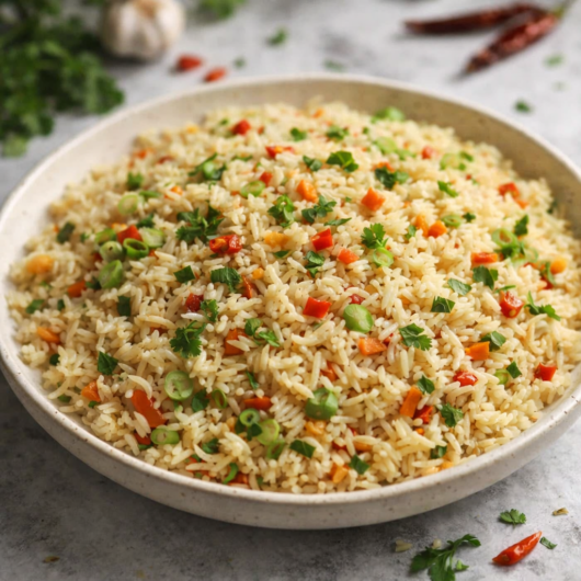 Veggie Garlic Fried Rice