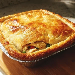 Chicken Potpie Delicious homemade Chicken Potpie with a golden crust and savory filling.