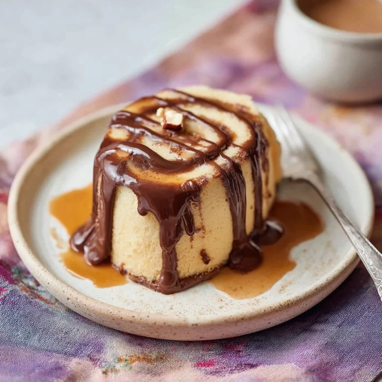 Delicious Chocolate Hazelnut Roll dessert with chocolate and hazelnut flavors