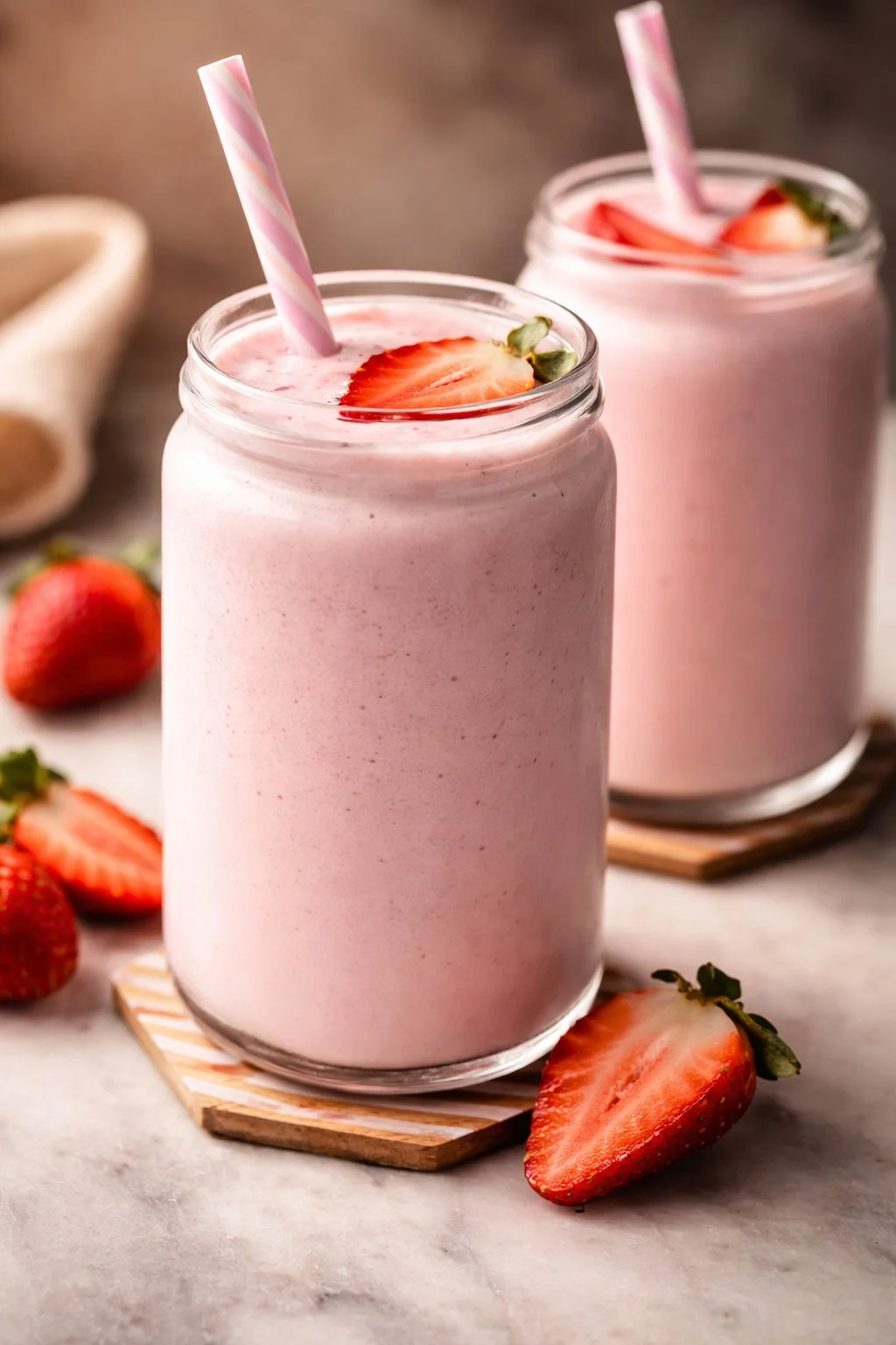 Creamy Berry Milkshakes: A 5-Minute Homemade Recipe Strawberry Milkshake