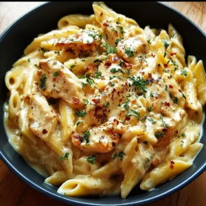 Crock Pot Creamy Cajun Chicken Pasta Crock Pot Creamy Cajun Chicken Pasta served in a bowl with fresh herbs
