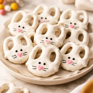 Deliciously decorated Easter Pretzels for festive celebrations.