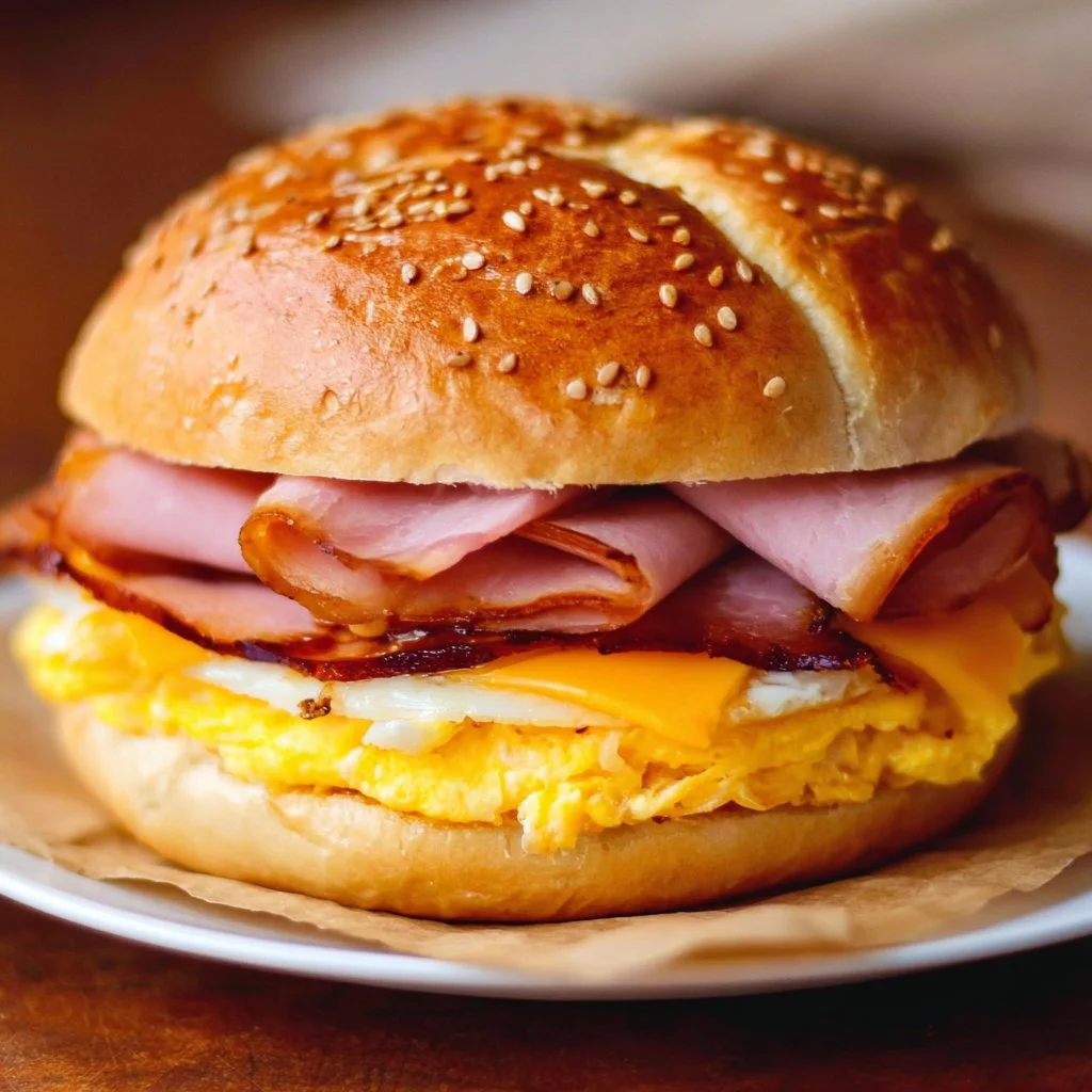 HEC en rute (Jamon, huevo y queso)