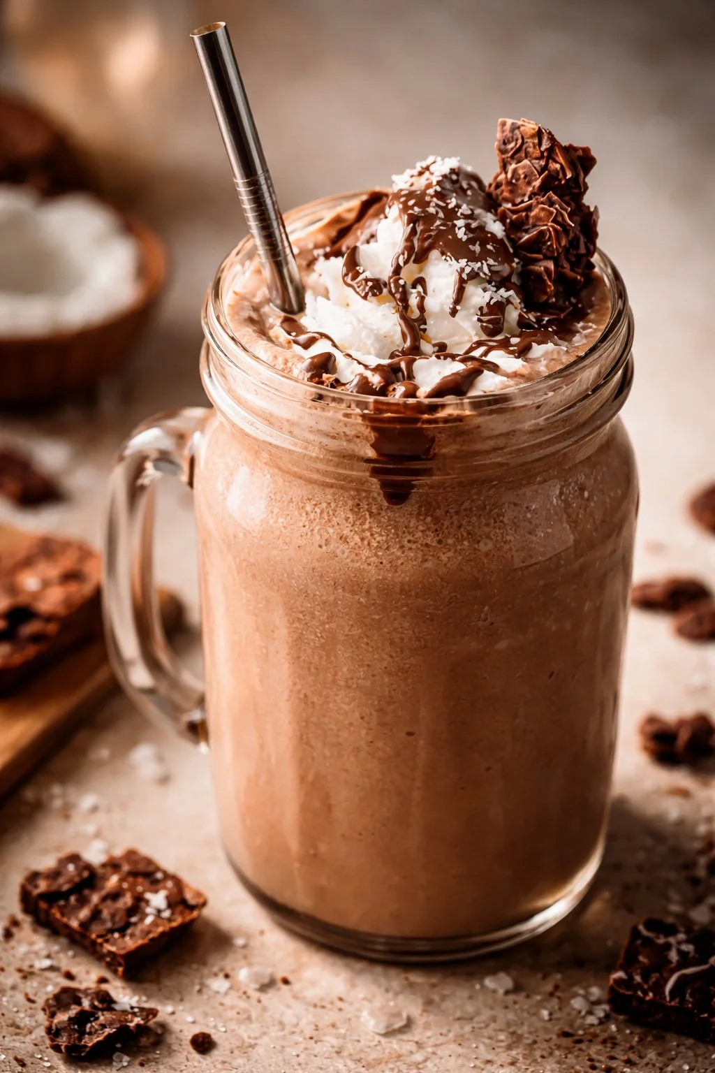 The Best Chocolate Milkshake Recipe (Thick, Creamy, and Easy) Coconut Chocolate Milkshake