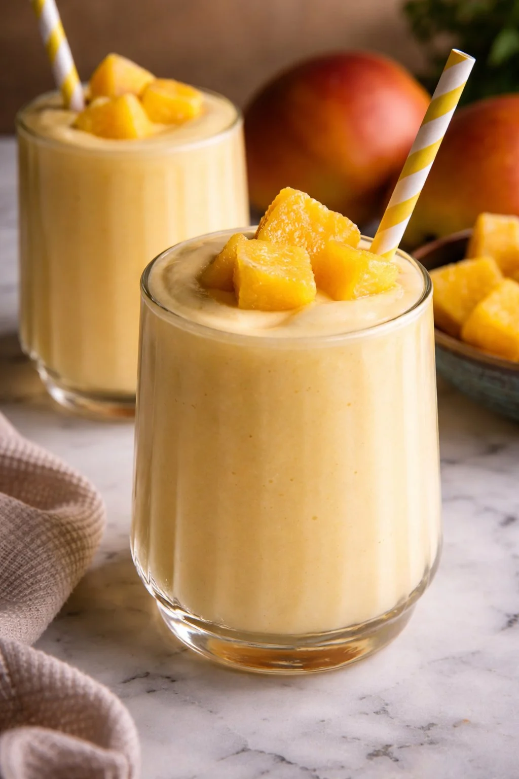 The Best Homemade Fruity Milkshakes (Ready in 5 Minutes) Super Mango Milkshake