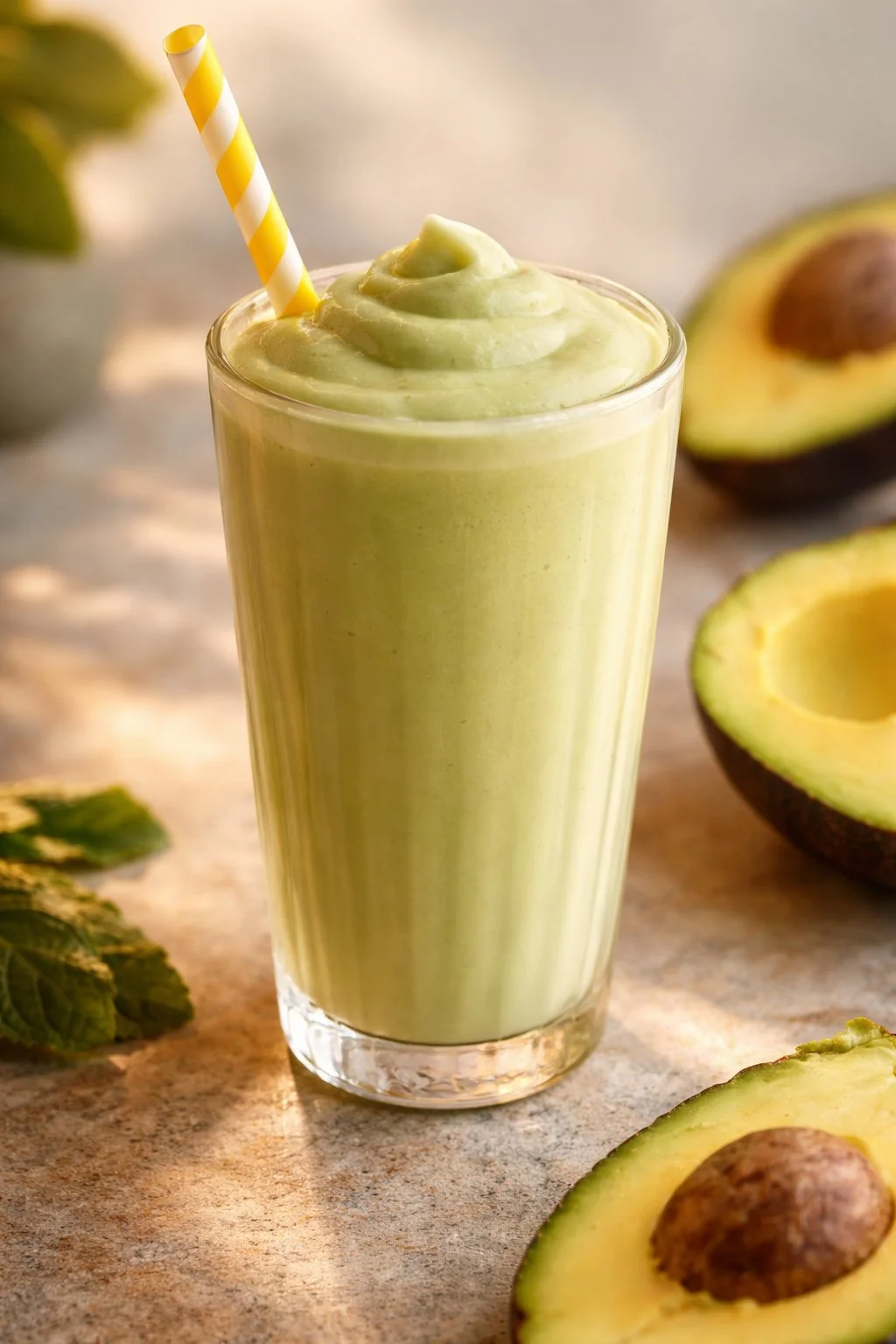 The Best Milkshake Without Ice Cream (Thick, Creamy, and Easy) Avocado Milkshake
