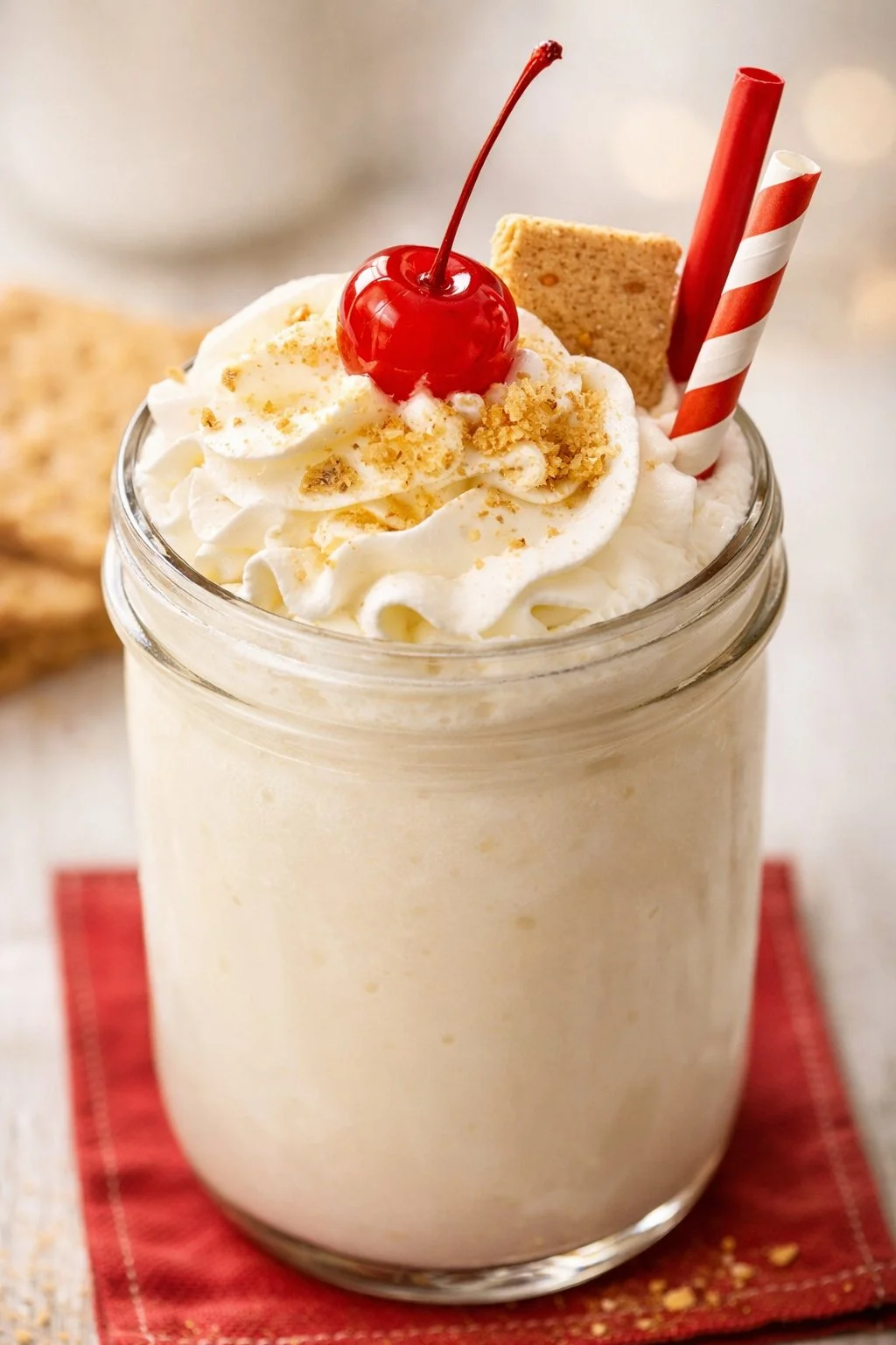 The Best Milkshake Without Ice Cream (Thick, Creamy, and Easy) Cheesecake Milkshake
