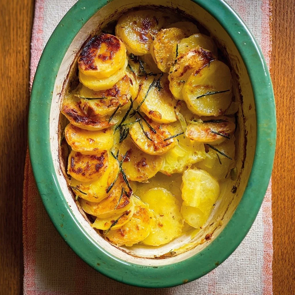 Saffron Baker's Potatoes