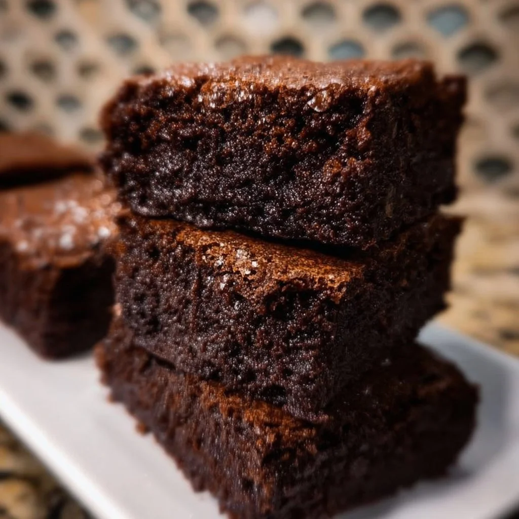 Delicious homemade brownies from the best brownie recipe