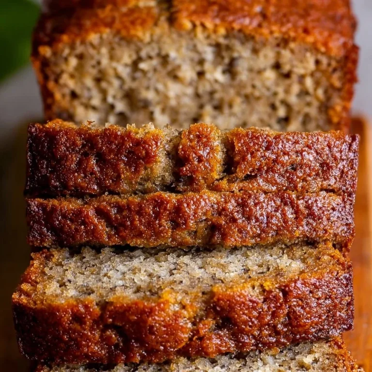 Slice of moist banana bread with walnuts on a wooden table