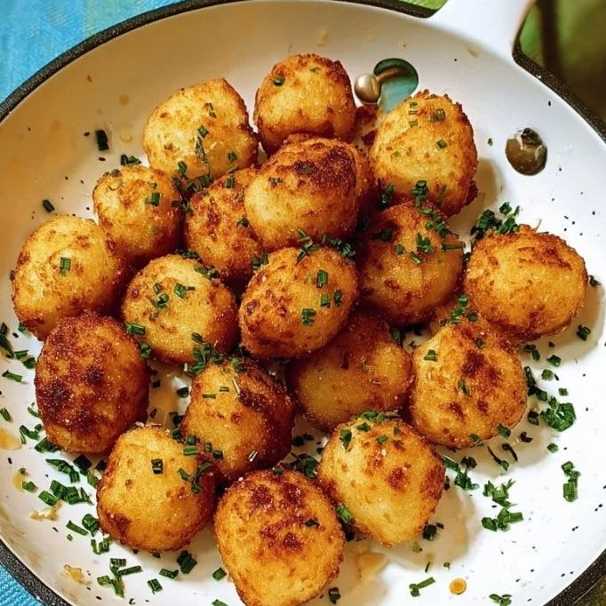 Delicious Chickeny Potato Balls with a crispy golden exterior and flavorful filling