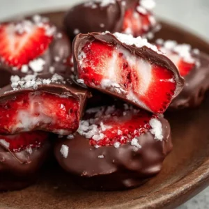 Chocolate Strawberry Frozen Yogurt Bites Chocolate Strawberry Frozen Yogurt Bites, a delicious frozen snack