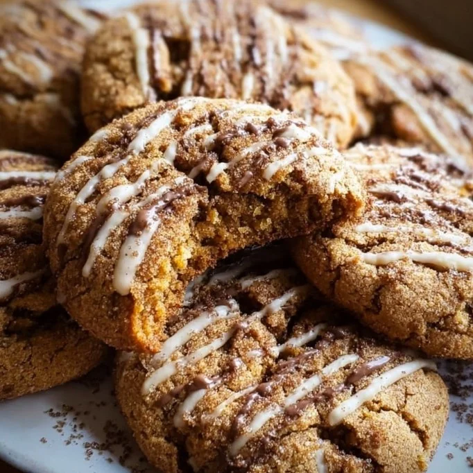 Delicious coffee cake cookies on a plate, perfect for dessert