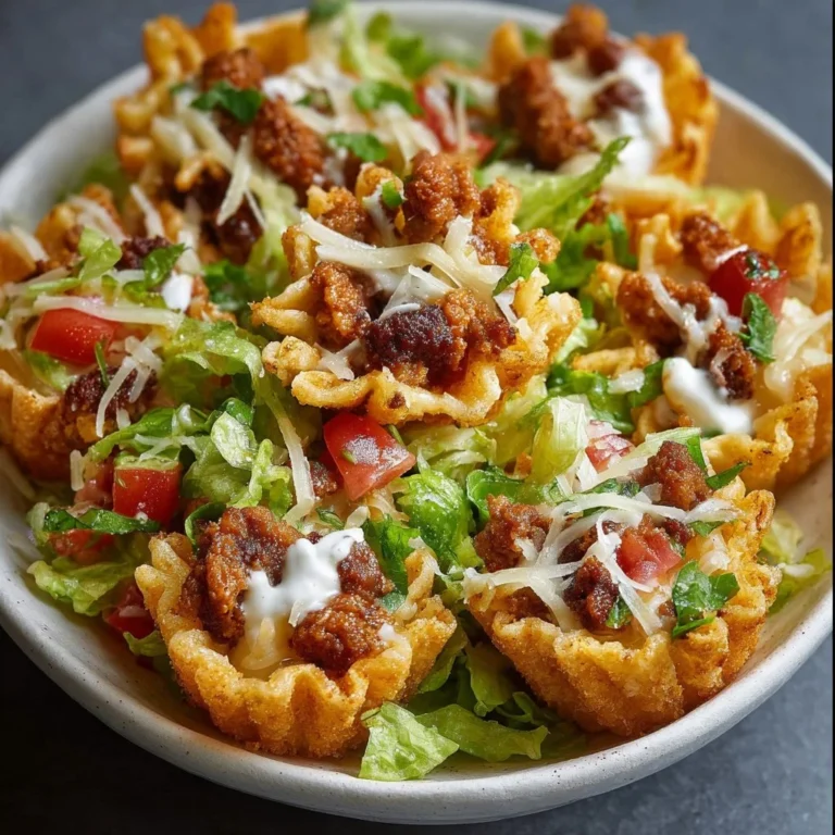 Plate of easy taco cups filled with ground beef, cheese, and toppings