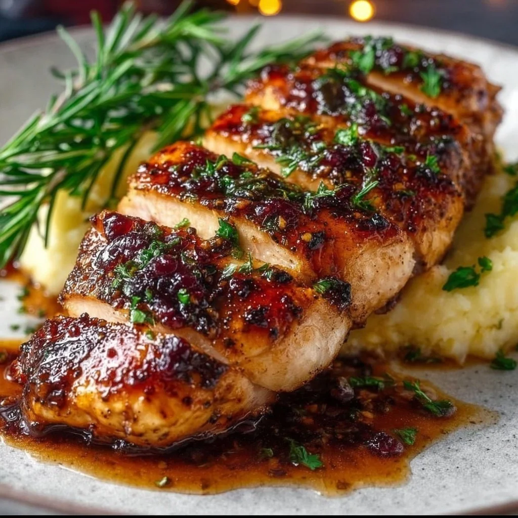 Festive Christmas chicken breast recipe inspired by Morton’s restaurant