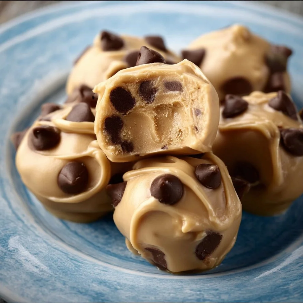 Frozen Greek Yogurt Peanut Butter Bites in a bowl for a refreshing snack