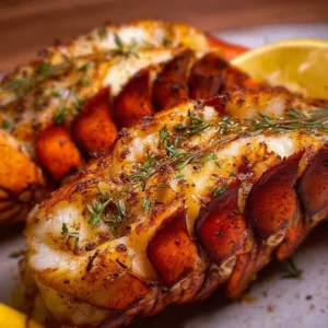 Delicious Gordon Ramsay lobster tail recipe served with elegant presentation.