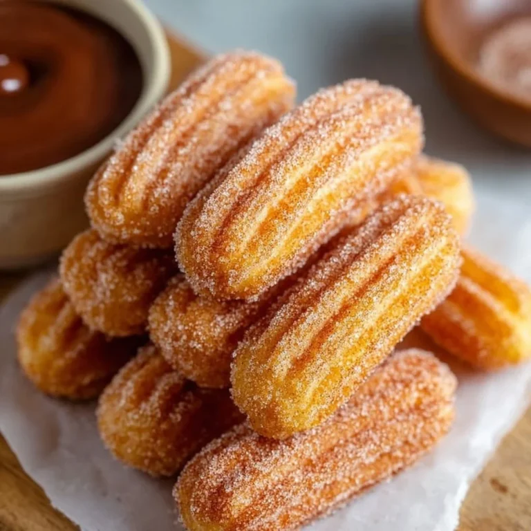 Healthy Baked Churro Bites served on a plate with cinnamon sugar dusting.