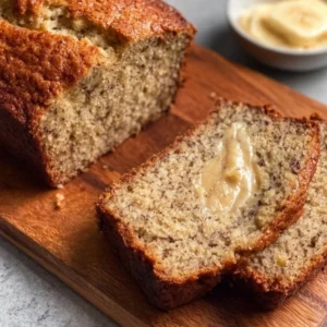 Joanna Gaines' after school banana bread recipe with ripe bananas and walnuts