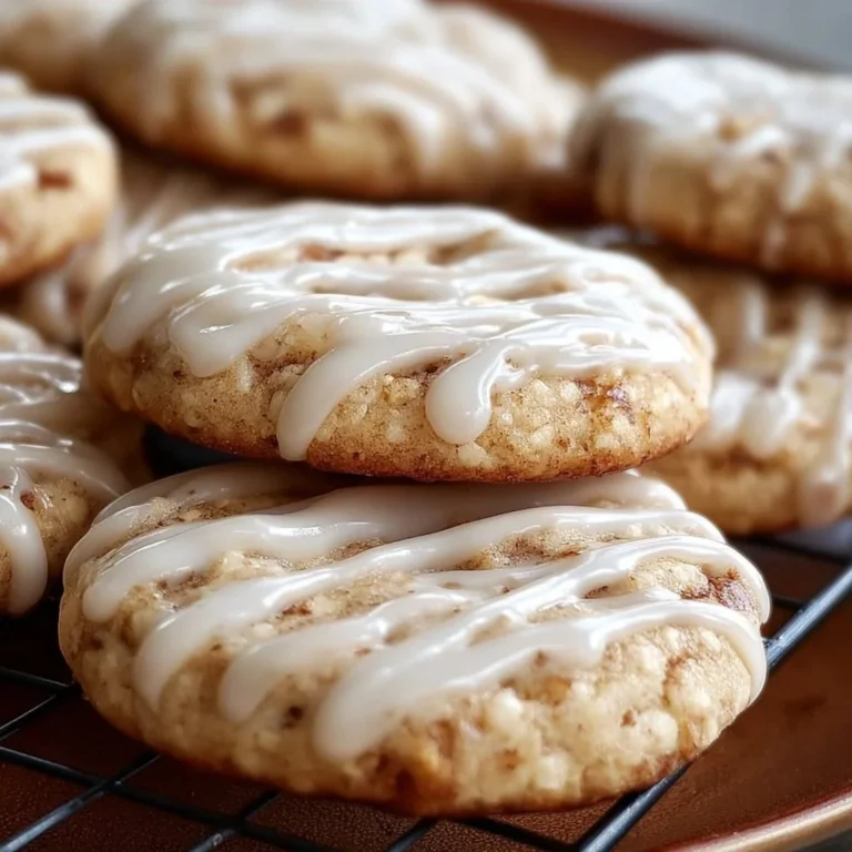 No-Bake Cinnamon Roll Cookies ready to enjoy, perfect for a quick treat.