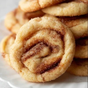 Soft and Chewy Cinnamon Roll Sugar Cookies Soft and chewy cinnamon roll sugar cookies with cinnamon and sugar topping