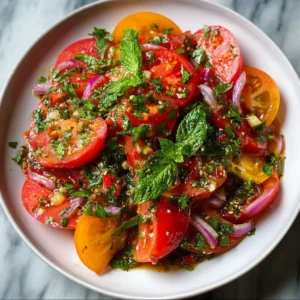 Summer Basil Tomato Salad: A Taste Of Childhood Memories Fresh summer basil tomato salad with vibrant colors and flavors.