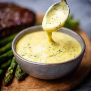 Béarnaise Sauce - Fast, Easy, Foolproof Method Béarnaise Sauce prepared using a fast and easy foolproof method