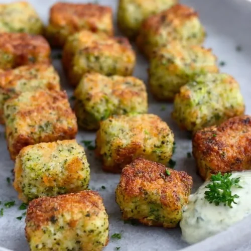 Broccoli Tots Healthy broccoli tots recipe with crispy texture, perfect for kids and adults