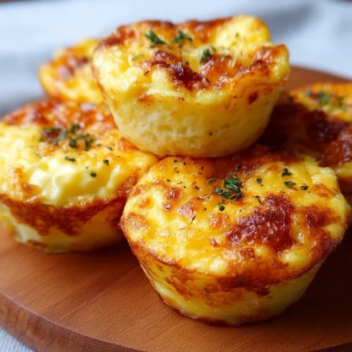 Cheesy muffin tin cottage cheese egg bites in colorful muffin cups, ready to eat