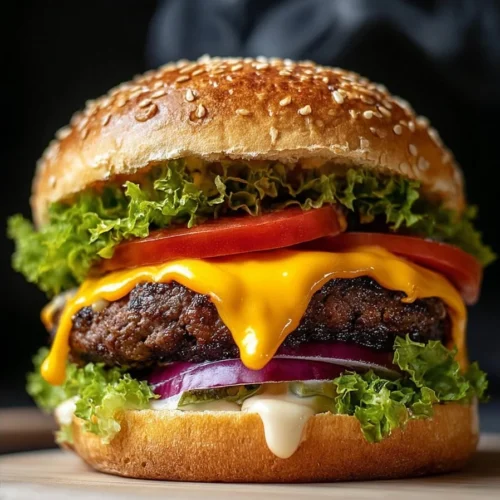 Classic cheeseburger recipe ready in 25 minutes from Chasety