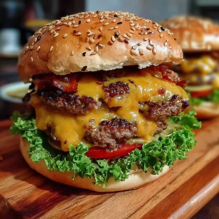 Juicy Crack Burgers served with fresh toppings and sides