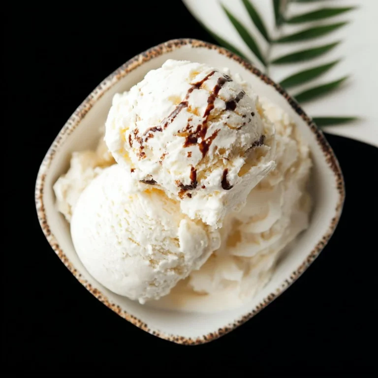 Creamy Kahlua ice cream in a bowl topped with chocolate sprinkles