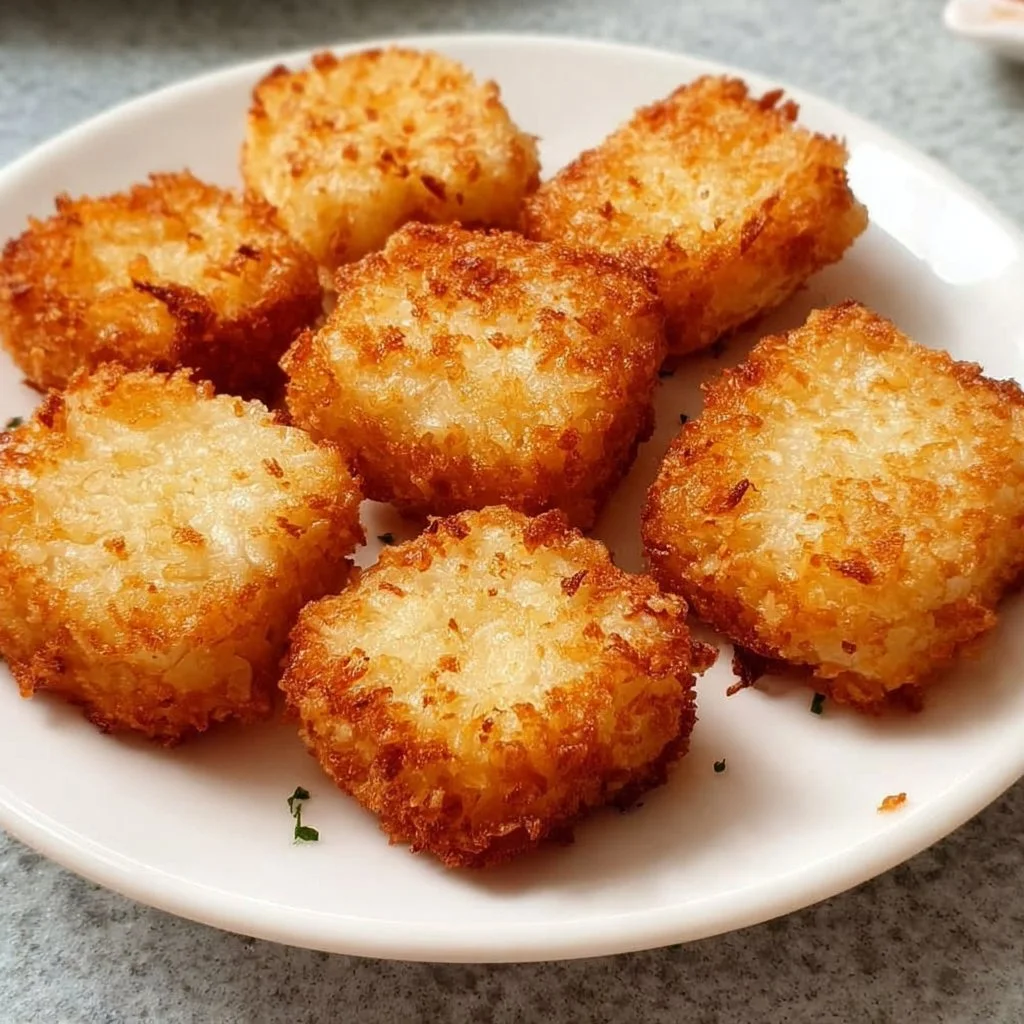 Delicious crispy rice bites perfect for snacking