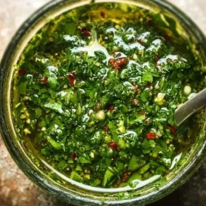 Easy Chimichurri Sauce Recipe (Using a Food Processor) Easy chimichurri sauce prepared in a food processor