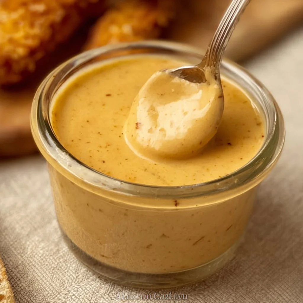 Easy homemade Chick-fil-A sauce recipe ingredients and preparation.
