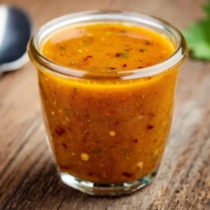 Hot Honey Ranch Sauce bottle with spicy and sweet labels