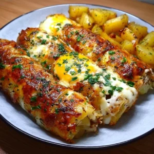 Mix 3 Eggs and Potatoes Morning Magic in Every Bite Delicious breakfast dish featuring mixed eggs and potatoes.