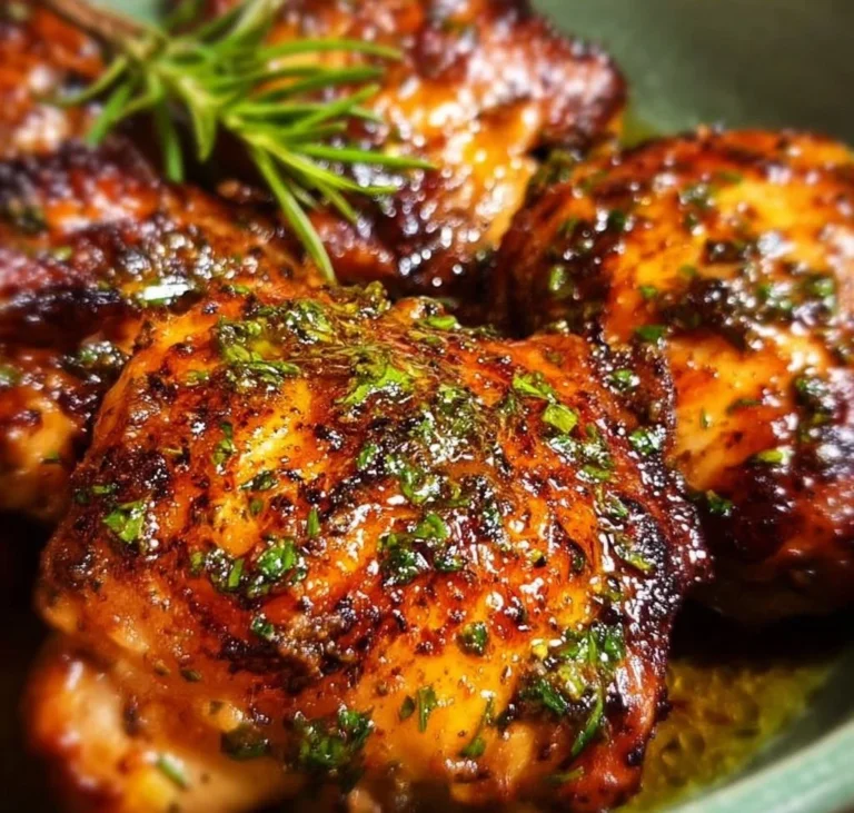 Quick chicken thigh marinade recipe with ingredients and flavors