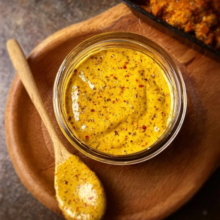 Sweet and Spicy Mardi Gras Mustard jar with festive decorations.