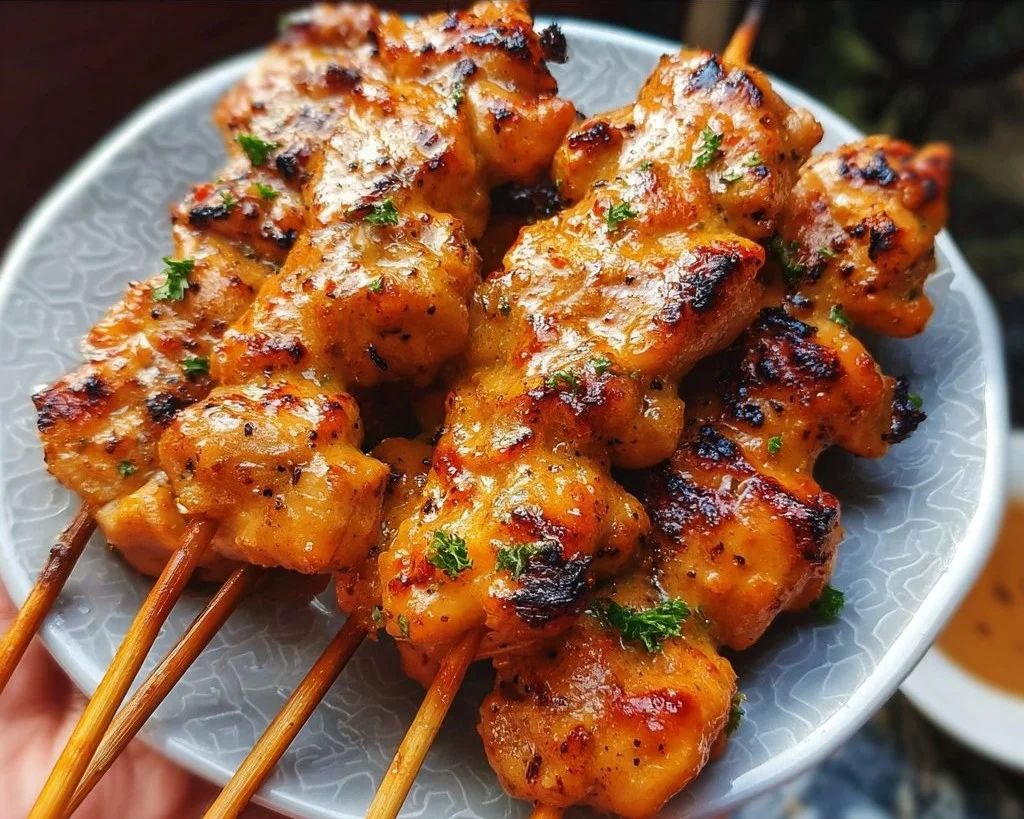 Bang Bang Chicken Skewers