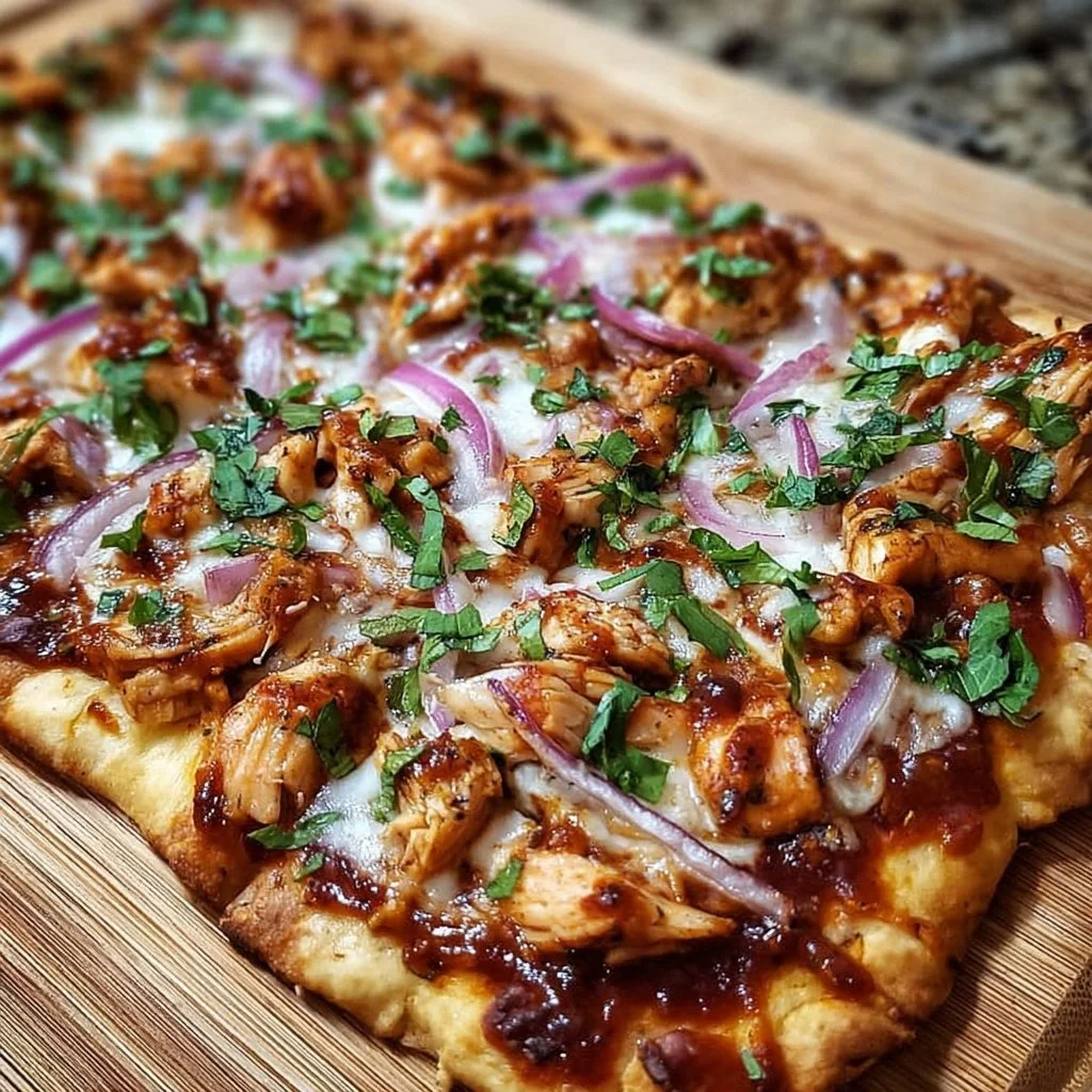 BBQ Chicken Flatbread Pizza: A Flavorful Delight Awaits!