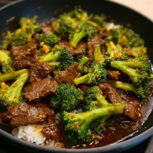 Delicious Beef and Broccoli stir fry with homemade sauce
