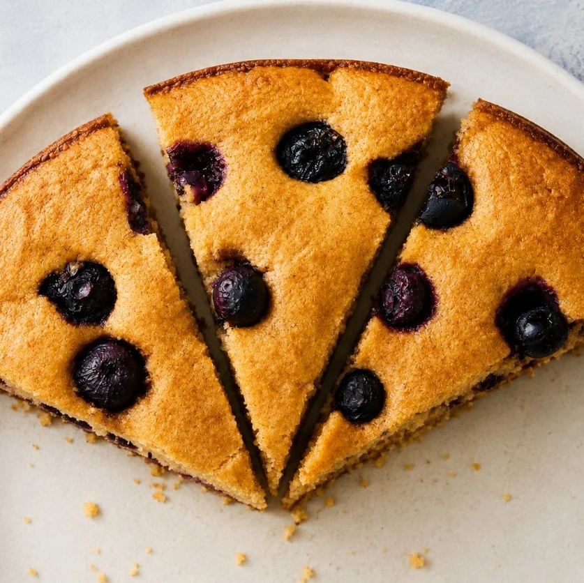 Blueberry Wheat Bran Snack Cake
