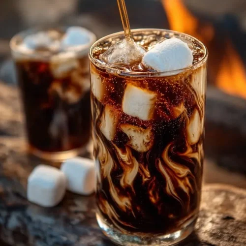 Campfire Cola Dirty Soda: A quick and delicious s'mores-inspired drink